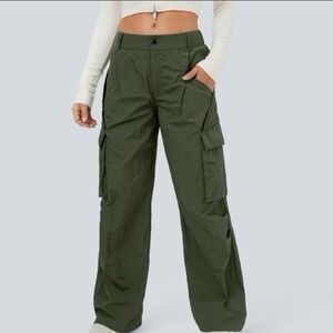Halara Mid Rise Wide Leg Cargo Pant XL/Regular